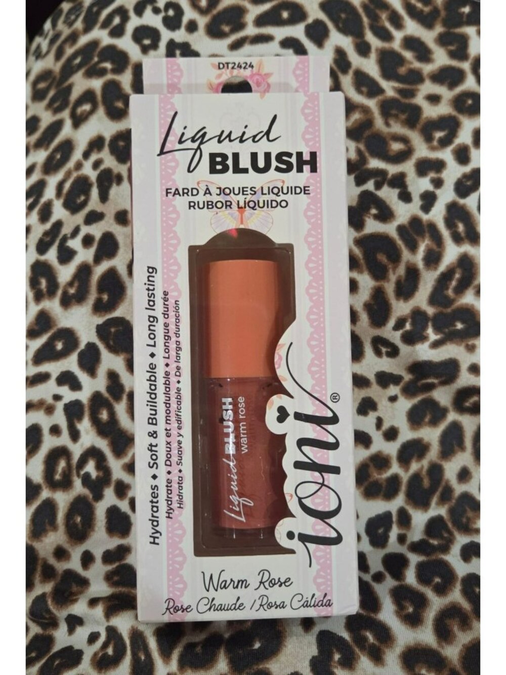 Ioni Liquid Blush Warm Rose Hydrating Long-Lasting Buildable Makeup